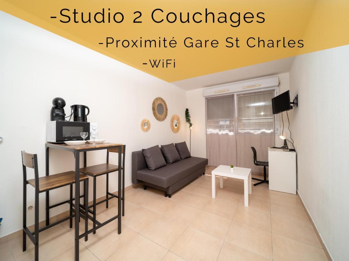 Appartement Climatise Avec Parking A 6Min A Pied De La Gare St Charles Marseille Kültér fotó