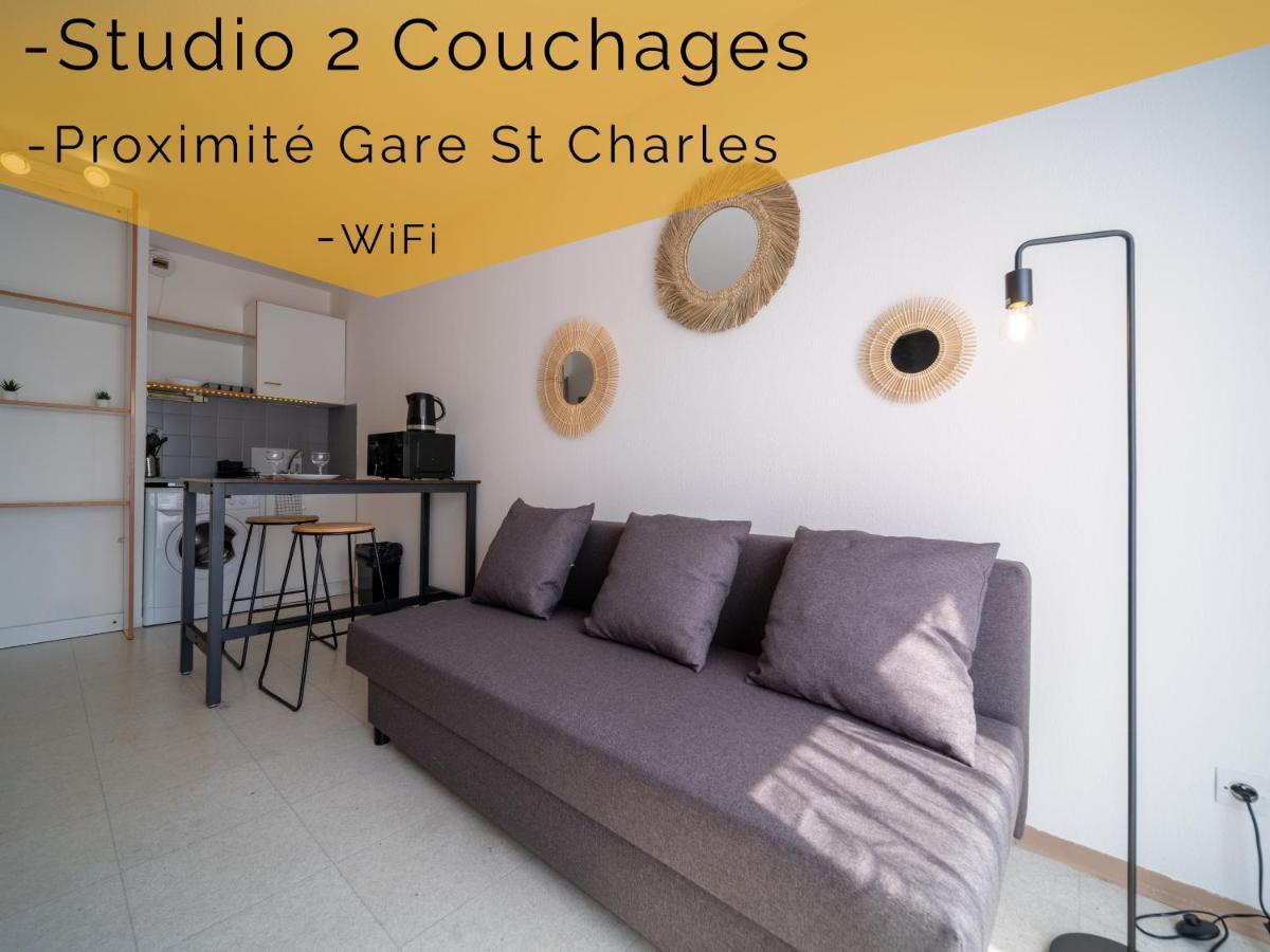 Appartement Climatise Avec Parking A 6Min A Pied De La Gare St Charles Marseille Kültér fotó